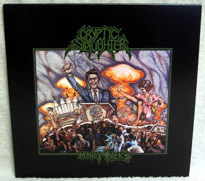 CRYPTIC SLAUGHTER "Money Talks" LP (Relapse) Splatter